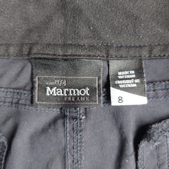 Marmot women's black Mazot convertible pants trousers. Size 8 - Picture 9 of 11